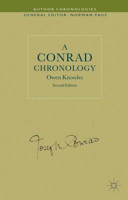 Book cover for A Conrad Chronology