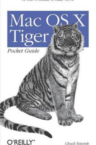 Cover of Mac OS X Tiger Pocket Guide