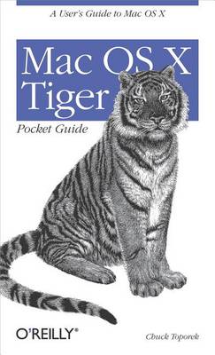 Book cover for Mac OS X Tiger Pocket Guide