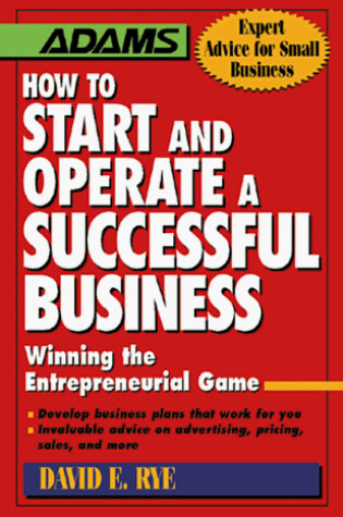 Cover of How to Start and Operate a Successful Business