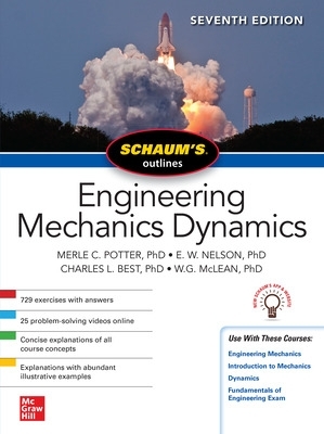 Book cover for Schaum's Outline of Engineering Mechanics Dynamics, Seventh Edition