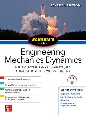 Book cover for Schaum's Outline of Engineering Mechanics Dynamics, Seventh Edition