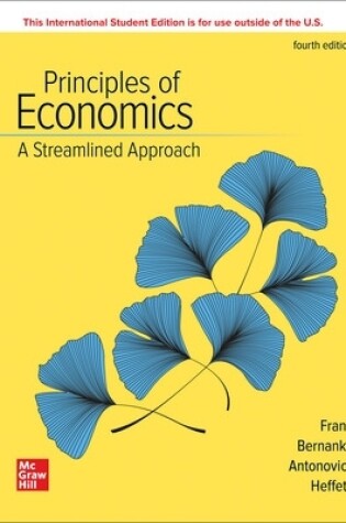 Cover of ISE Principles of Economics, A Streamlined Approach