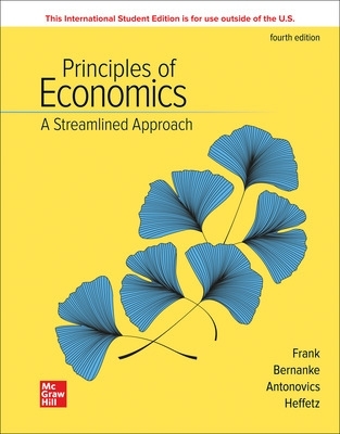 Book cover for ISE Principles of Economics, A Streamlined Approach