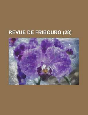 Book cover for Revue de Fribourg (28)