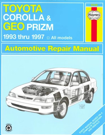 Cover of Toyota Corolla and Geo Prizm (1993-1997) Automotive Repair Manual