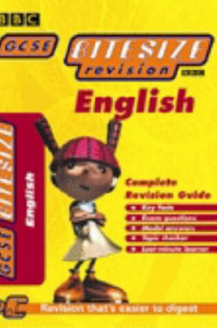 Cover of GCSE BITESIZE COMPLETE REVISION GUIDE ENGLISH