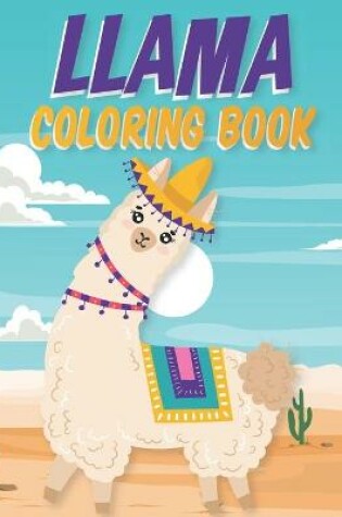 Cover of Llama Coloring Book