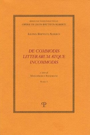 Cover of de Commodis Litterarum Atque Incommodis