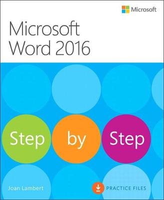 Book cover for Microsoft Word 2016 Step By Step