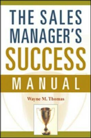 Cover of Sales Manager's Success Manual