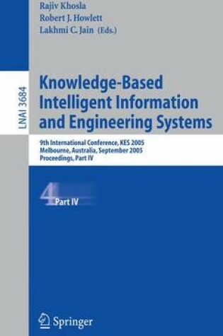 Cover of Knowledgebased Intelligent Information and Engineering Systems