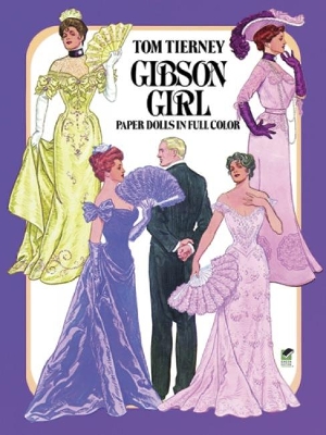 Book cover for Gibson Girls Paper Dolls in Full Colour