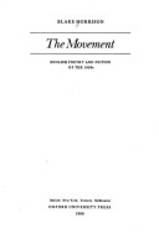 Cover of The Movement