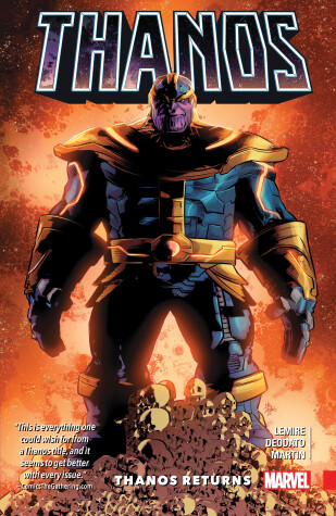Book cover for Thanos Vol. 1: Thanos Returns