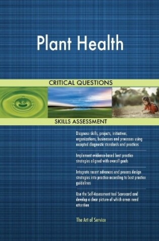 Cover of Plant Health Critical Questions Skills Assessment