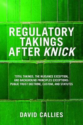 Book cover for Regulatory Takings After Knick