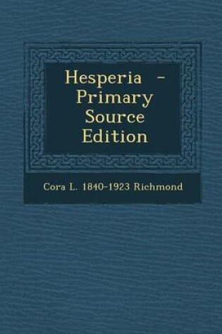 Cover of Hesperia