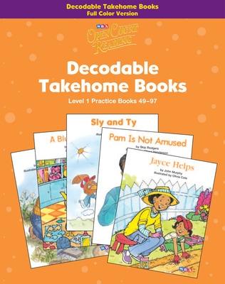 Cover of Open Court Reading, Practice Decodable Takehome Books (Books 49-97) 4-color (1 workbook of 49 stories), Grade 1