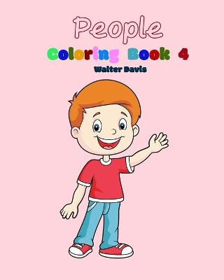 Book cover for People Coloring Book 4