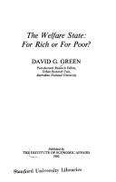 Book cover for Welfare State