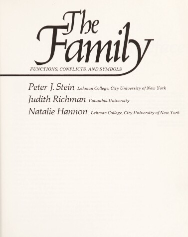 Book cover for The Family