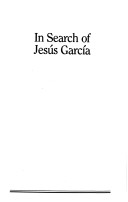 Book cover for In Search of Jesus Garcia