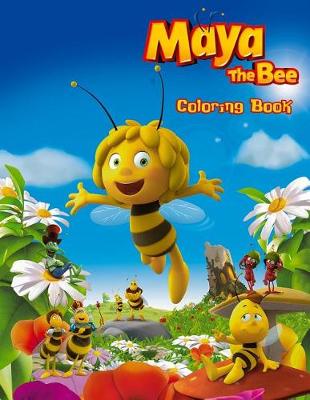 Book cover for Maya the Bee Coloring Book