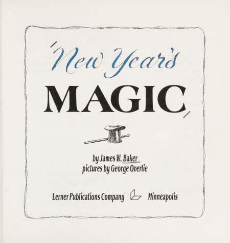 Book cover for New Year's Magic