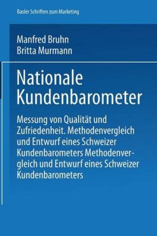 Cover of Nationale Kundenbarometer