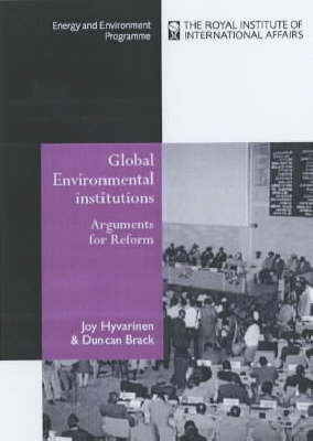 Book cover for Global Environmental Institutions