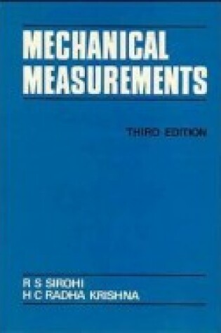 Cover of Mechanical Measurements