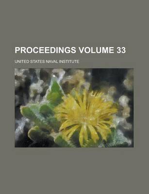 Book cover for Proceedings Volume 33