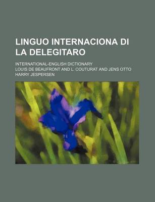 Book cover for Linguo Internaciona Di La Delegitaro; International-English Dictionary