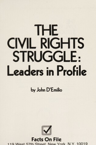 Cover of Civil Rights Struggle