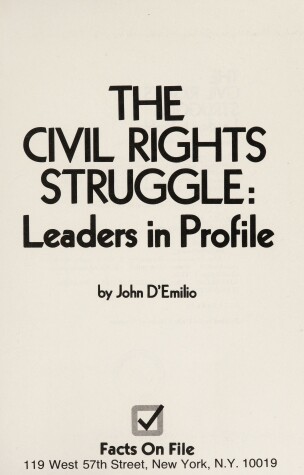 Book cover for Civil Rights Struggle