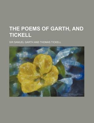 Book cover for The Poems of Garth, and Tickell