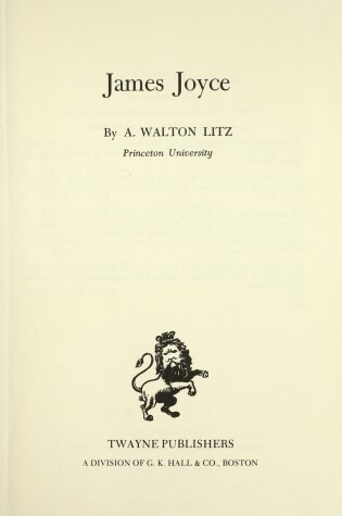 Cover of James Joyce