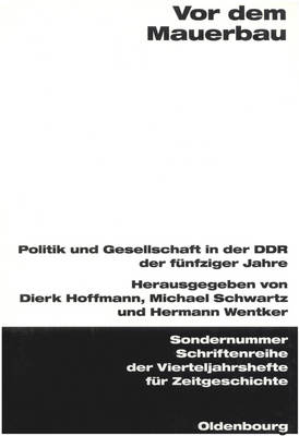 Cover of VOR Dem Mauerbau