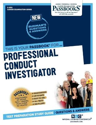 Cover of Professional Conduct Investigator