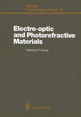 Book cover for Electro-Optic and Photorefractive Materials