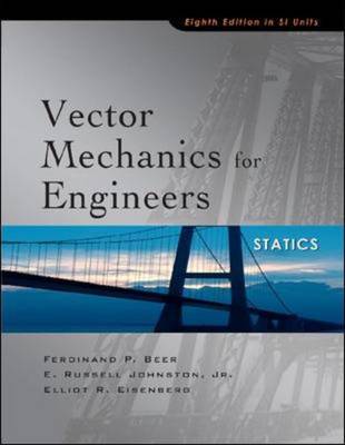 Book cover for Vector Mechanics for Engineers: Statics