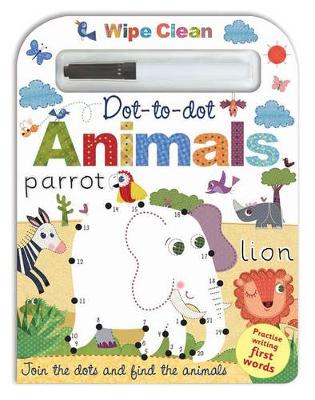 Book cover for Wipe Clean Dot-To-Dot Animals