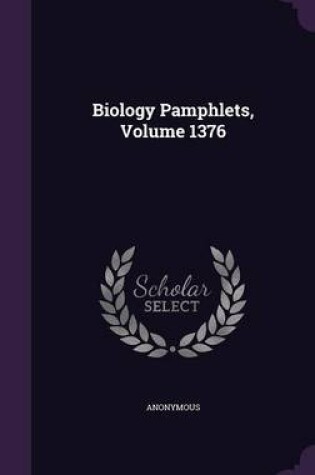 Cover of Biology Pamphlets, Volume 1376