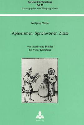 Cover of Aphorismen, Sprichwoerter, Zitate