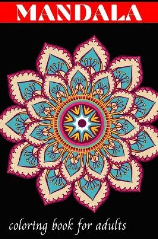 Cover of Mandala coloring book for adults