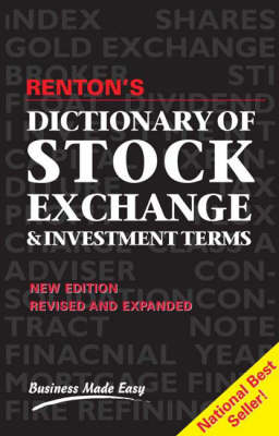Book cover for Dictionary of Stock Exchange and Investment Terms