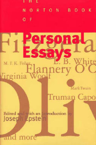 Cover of The Norton Book of Personal Essays