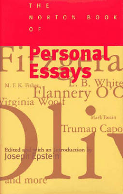 Book cover for The Norton Book of Personal Essays