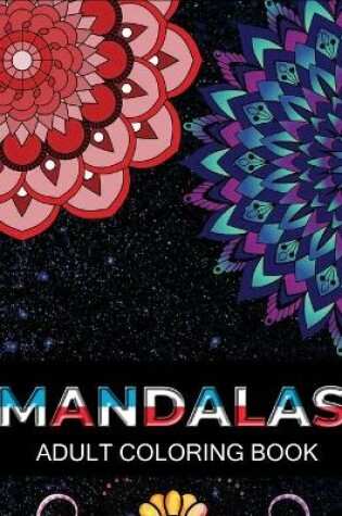 Cover of Mandalas adult coloring book